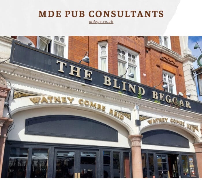 The Blind Beggar in London banner