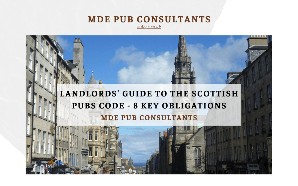 Scottish Pubs Code