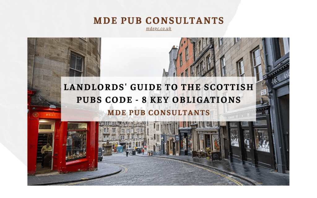Scottish Pubs Code